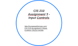 input controls cis 210 input controls cis 210