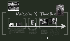 malcolm x biography timeline