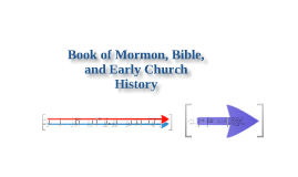 bible and book of mormon timeline chart