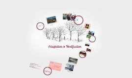 Human Modification vs. Adaptation by sarah alecozay-borrego on Prezi