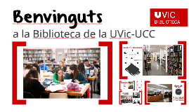 Benvinguts a la Biblioteca. Curs 2015-2016