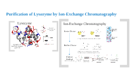 Purification of Lysozyme using Ion Exchange Chromatography by Melissa