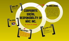 nike social responsibility